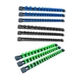 thumbnail image 4 of 9x organizadores de sockets accesorios para soportes de enchufes profesionales resistentes al desgaste de desgaste resistente para el cajón de Negro Verde y Azul, 4 of 8