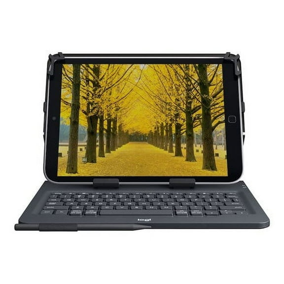 Logitech 10" Keyboard Folio Tablet Case, Black
