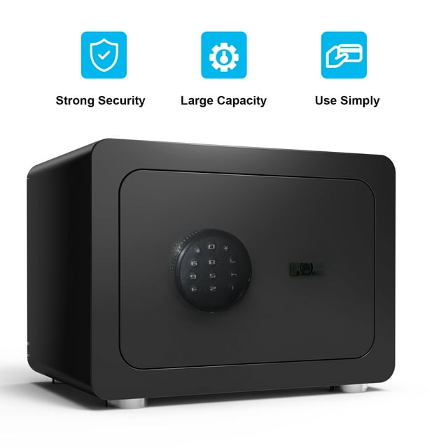 Strongbox All Steel Security Safe Box Caja de seguridad para el hogar con yeacher Caja fuerte