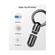 thumbnail image 2 of 2PCS Waterproof Stainless Steel Pill Box Pill Bottle Cache Pill Box Container Keychain Pill Box Hea, 2 of 5