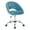 Blue Velvet, variant on Milo Height Adjustable Home Office Chair in Micro-Fiber Blue Velvet