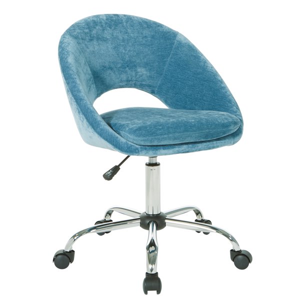 OSP Home Furnishings Milo Height Adjustable Home Office Chair in