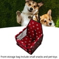 thumbnail image 4 of Asiento De Coche Para Mascotas, Transportador De Viaje Lavable Oxford, Jaula Elevadora Para Perros Para Cachorros Y Gatos, 4 of 8