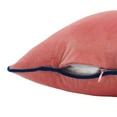 thumbnail image 2 of Modway Accentuate 24" Lumbar Performance Velvet Throw Pillow in Blossom Navy, 2 of 4