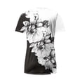 thumbnail image 5 of V Cuello Manga Corta Tops para las Mujeres Moda Verano Regular Botón Blusa, Poliéster Suave Casual Uso Diario, 5 of 5