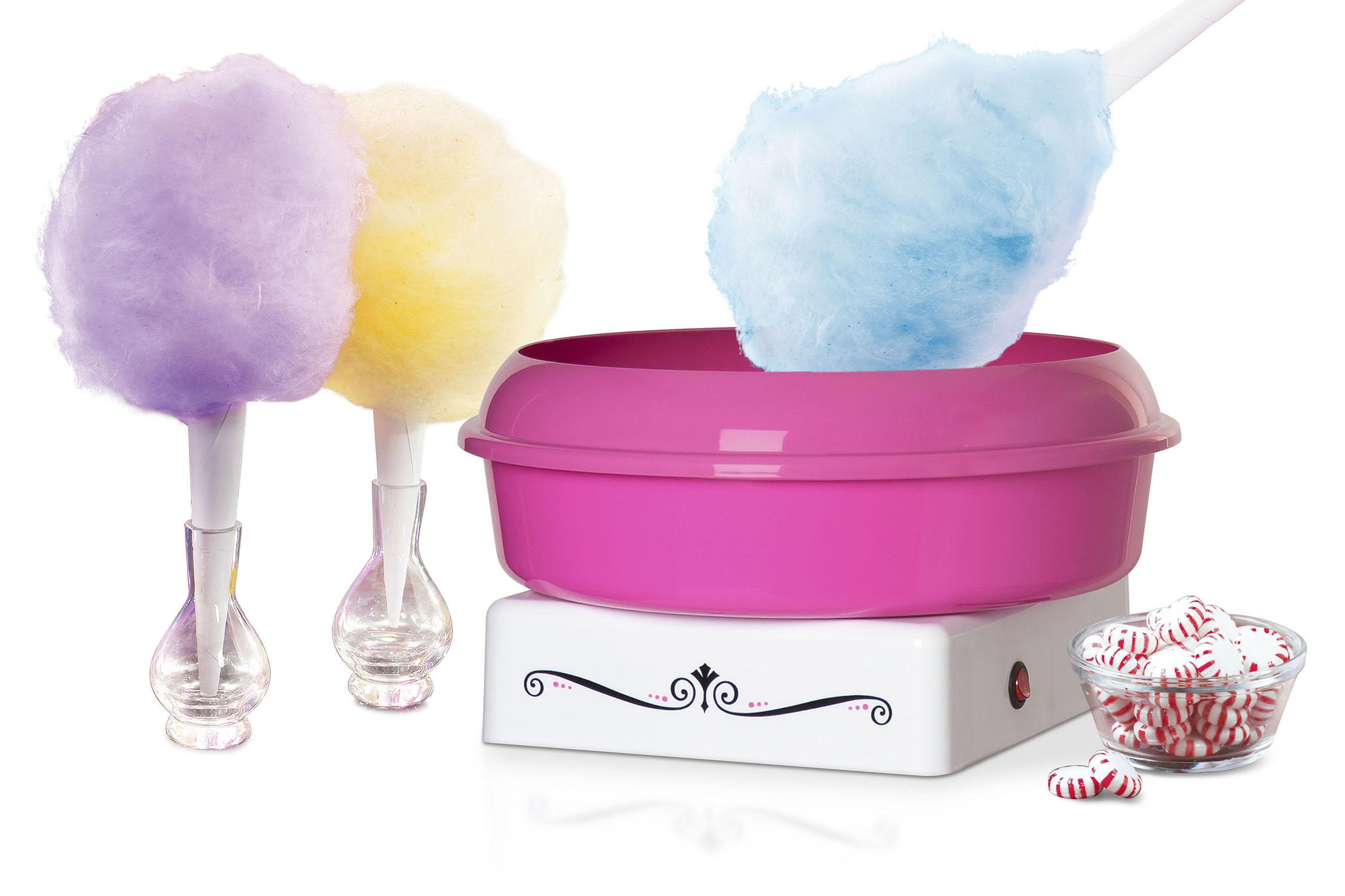 Nostalgia CCM200 Hard & Sugar-Free Candy Cotton Candy Cart, 36-inches Tall - image 3 of 6