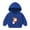 Blue, variant on Toddler Boys and Girls Cotton Hooded Sweatshirt Shirt Long Sleeved Pattern T-Shirt Printed Round Neck Short Top