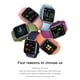 thumbnail image 5 of Reloj inteligente Heartrate Presión arterial Oxígeno Reloj de pulsera Temperatura corporal Control táctil Reloj impermeable, Negro Inevent EL001549-03B, 5 of 7