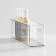thumbnail image 5 of iDesign Recycled Plastic Stackable Storage Bin - Perfect to Hold Breast Milk Bags - Clear, 5 of 5