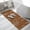 Brown, variant on Black White Botanical Bathroom Rugs Non Slip Washable Bath Mat Absorbent Low Pile Front Door Mat Vintage Floral Plants Branch Indoor Doormat for Kitchen Entryway Shower Decor Accessories 31.5"x47.2"