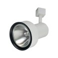 thumbnail image 2 of Nora Track Light NTH-104W - White - Continental Step Cylinder with Black Baffle - Operates 75 Watt R/PAR30 - Compatible with Halo Track - 120 Volt, 2 of 3