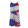 thumbnail image 4 of Pompotops Mode Femmes Décontracté Floral Uni Col Rond Sans Manches Robe Manteau Imprimé Ensemble Deux Pièces, 4 of 5