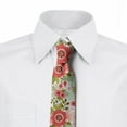 thumbnail image 3 of Men's Tie, Pastel Spring Flower, 3.7", Multicolor, by Ambesonne, 3 of 4
