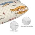 thumbnail image 5 of Kll Striped Vintage Planes Pillow Covers Envelope Closure,Super Soft And Cozy Fuzzy Fleece Pillow Case Cover 20"X30", 5 of 8