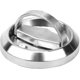 thumbnail image 2 of Recessed Door Handle Round Flush Pull Handle Cabinet Door Latch Handle Drawer Knobs Stainless Steel Cup Ring Finger Pull With Square Door Lock(2pcs, S, 2 of 5