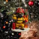 thumbnail image 4 of Colección de adornos de bombero 2026 | Adorno navideño de perro bombero hecho a mano y pintado a mano | Decoración navideña | Regalo para familias amantes de los perros y bomberos, 4 of 5