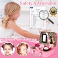 thumbnail image 4 of Kit de maquillaje Flybay Kids para niñas de 4 a 8 años con estuche cosmético, 4 of 7