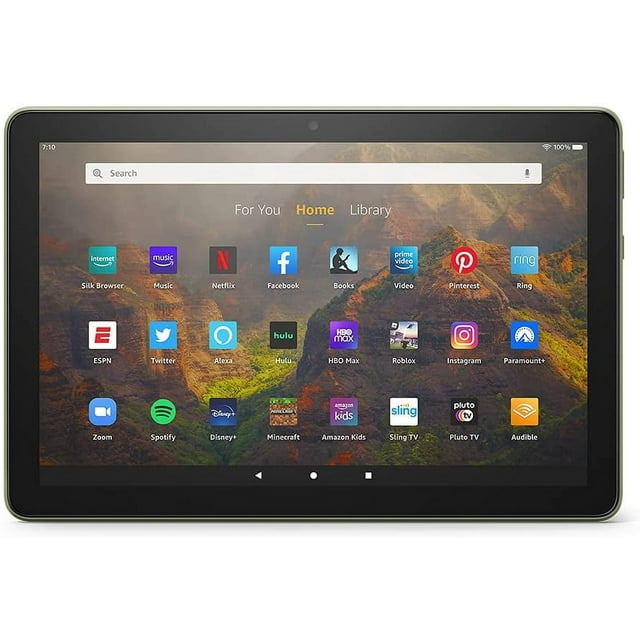 Fire HD 10 Tablette, 10,1 Pouces, 1080p Full HD, 32 Go, (Version 2021), Olive
