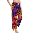 thumbnail image 2 of Sigee Skull Print Women's Soft Pajama Pants - Breathable and Comfortable Lounge Sleep Bottoms with Elastic Waistband and Pockets-Small, 2 of 9