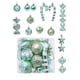 thumbnail image 2 of Juego de adornos de 16 piezas para bolas navideñas - bolas colgantes coloridas con hebillas metálicas para decoraciones del árbol de Navidad, 2,8 pulgadas, 2 of 4