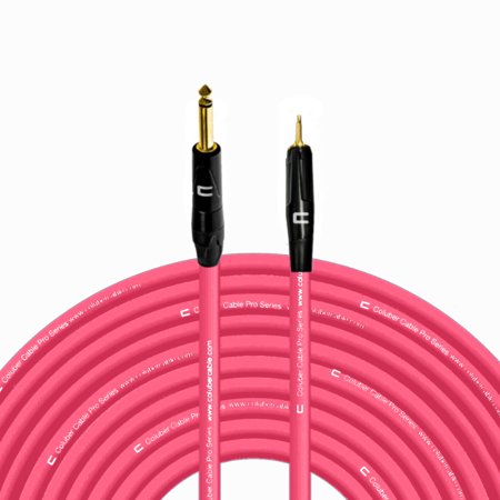 Coluber Cable 1/4" TS Male to 3.5 TS Male - Pro 3-Pin Microphone Connector