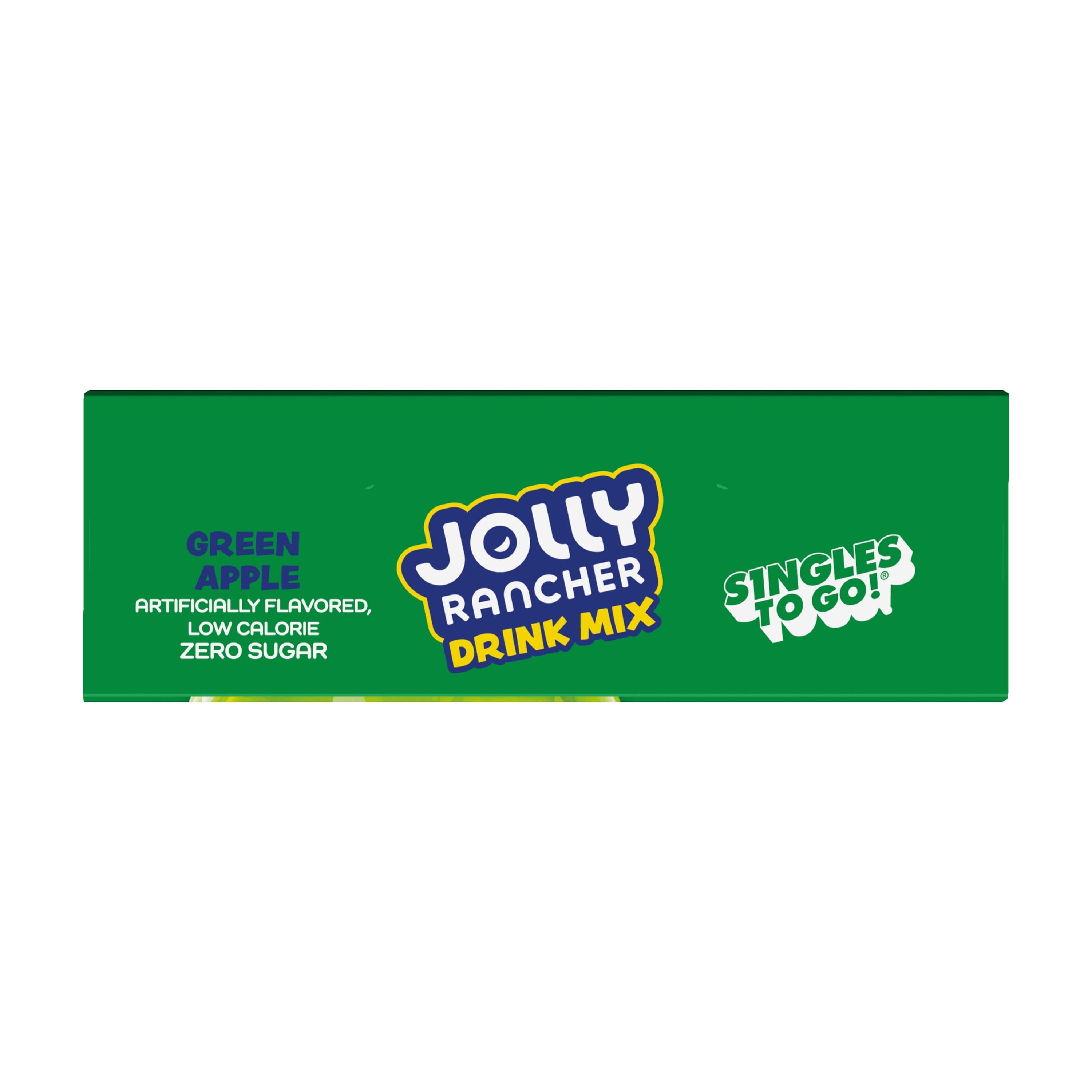 6 pack) Jolly Rancher Green Apple Sugar-Free Singles to Go