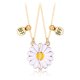 thumbnail image 1 of Collares de moda de 2 piezas para mujer, cadena con colgante de costura rota, corazón de lentejuelas de lujo, mejores amigos, regalos de joyería de la Amistad BFF, 1 of 4