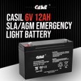 thumbnail image 4 of Casil 6V 12Ah Replacement Battery Compatible with C12S, 4 of 4