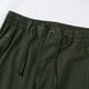 thumbnail image 5 of Pantalones largos para hombre, moda informal, cómodos, sólidos, con bolsillos, con cordón ajustable, pantalones regulares de poliéster para hombre., 5 of 9
