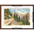 thumbnail image 5 of Art.com Going-to-the-Sun Highway, Glacier Park, Montana Art Print, Brown Frame Wall Art, 23" x 17", 5 of 5
