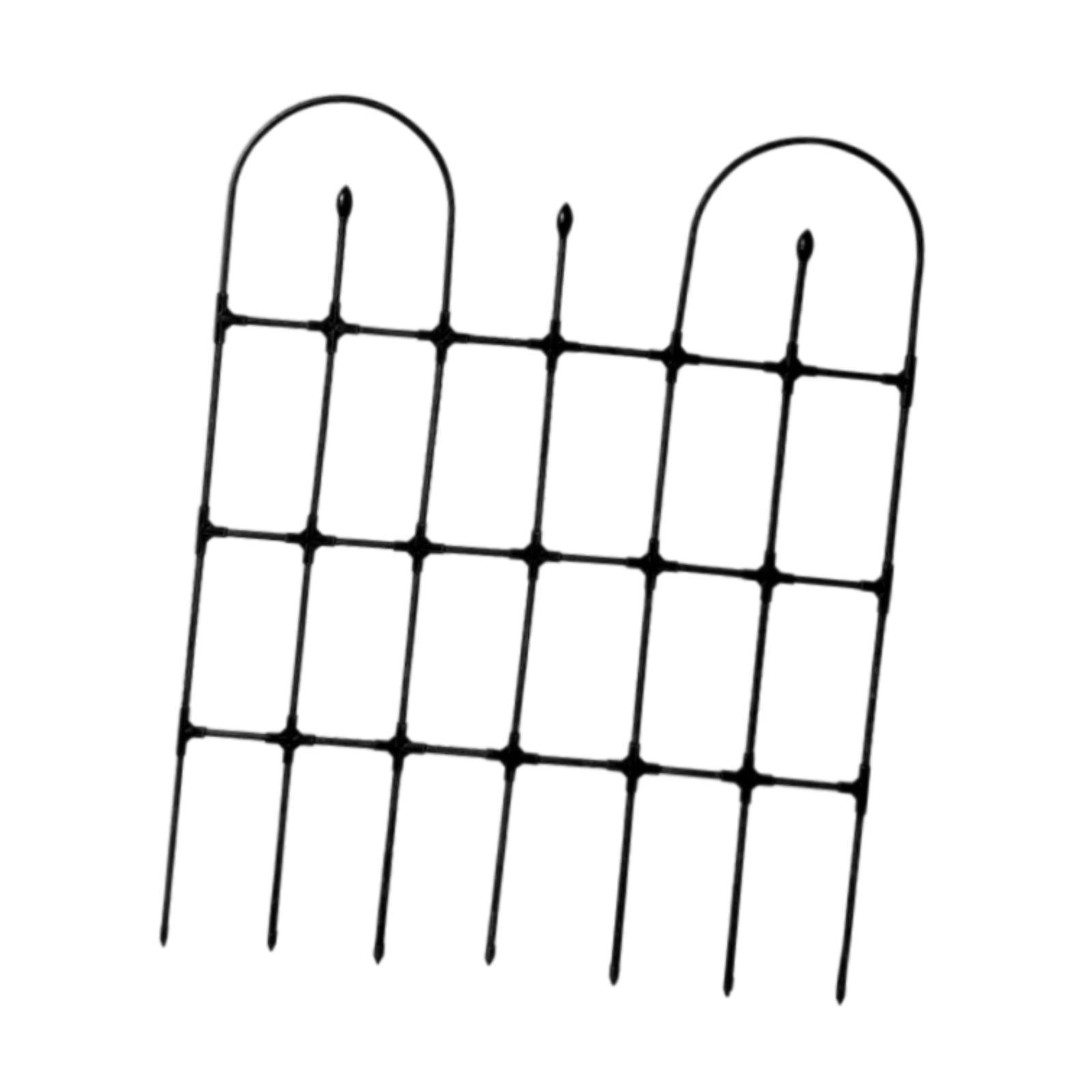 figatia Garden Trellis Frame for Climbing Plants Outdoor,Garden Trellises,Plant Supported Frame for Pea,Rose,Clematis,Tomato,Raised Bed black