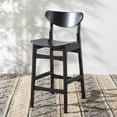 thumbnail image 4 of SAFAVIEH Thaxton Curved Mid Back Counter Stool, Black, 4 of 13