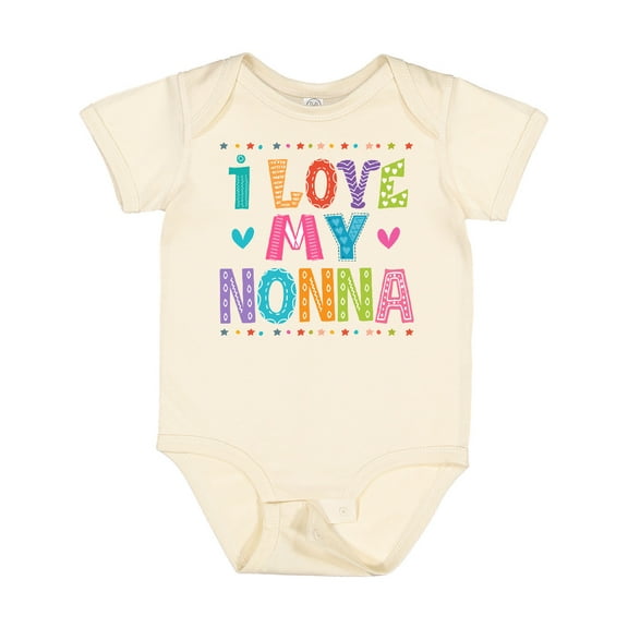 Inktastic I Love My Nonna Baby Clothes Girls Baby Bodysuit