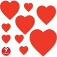 thumbnail image 5 of PMU Valentine’s Day Printed Cardstock 4in - 12in Red Paper Heart Cut Outs 9pcs per Pack Valentine's Day Decorations Pkg/3, 5 of 6