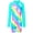 Rainbow Horse, variant on Usaibhir Girls One Piece Swimsuits Rash Guard for Girl Long Sleeve Bathing Suits with Front Zipper Sun Protection Swimwear 4-10 Years