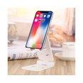 thumbnail image 2 of Portable Foldable Desktop Tablet Phone Bracket Lazy Holder for Smartphones and Tablets below 8 inch-White, 2 of 2