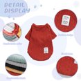 thumbnail image 3 of Ropa de invierno para perros Suéter de cuello alto para perros Suéter de punto clásico para mascotas Suéter cálido y lindo para cachorros Ropa deportiva para interiores y exteriores, 3 of 5