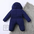 thumbnail image 4 of Utoimkio Infant Baby Boy Girl Hooded Jacket Winter Snowsuit Winter Thicken Warm Coat Winter Outwear Outfit for Kids Size 3-24M, 4 of 9