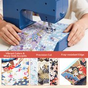 BCOOSS Jelly Roll Fabrics for Quilting Sewing 40 Strip 2.5 x 40 100% Cotton Strips Bundles