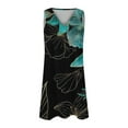 thumbnail image 5 of LOVZFMLL Robes Femmes Décontractées Imprimées Robe Débardeur Plage Col en V Poche Sans Manches Robes de Costume, 5 of 5