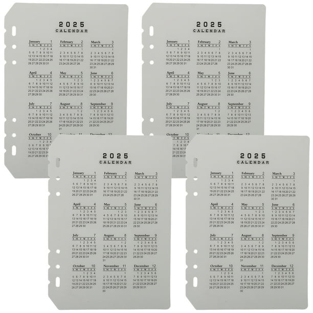 Separadores de carpetas prácticos, separadores de cuaderno desmontables, separadores de cuaderno de hojas sueltas, 4 Uds.