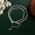 thumbnail image 3 of Handmade Gemstone Beaded Strand Necklace for Women,Colorful Boho Bead Choker Necklace Natural Stone Freshwater Pearl Surfer Beach Necklace, 3 of 6