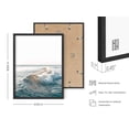 thumbnail image 3 of HAUS AND HUES Ocean Wall Art and Wave Poster - Ocean Wave Posters and Beach Art Ocean Posters Wave Poster and Ocean Wall Decor Hawaii Surfer Room Decor | Waves (Black Framed, 12x16), 3 of 6