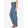 thumbnail image 4 of Woman Within Plus Size Perfect Relaxed All-Cotton Denim Five-Pocket Jeans, 4 of 6