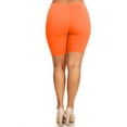 thumbnail image 3 of MOA Collection Women's Plus Size Casual Comfy Workout Yoga Basic Solid Biker Shorts Pants, 3 of 3