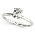 thumbnail image 2 of JewelMore 1 Carat to 3 Carat Solitaire Oval Lab Grown Diamond Graduated Engagement Ring for Women | 14K Gold | F-G Color, VS-SI Clarity | Beautiful Set | 30 Day Free Return, 2 of 17