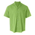 thumbnail image 2 of Mens Shirts Mens Golf Shirts 2025 Linen Hawaii Channeling Hugh Lapel Sports Beach Short Sleeved Mens Work Clothing, 2 of 4