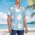 thumbnail image 5 of Balery Men'S Summer Hawaiian Shirts Short-Sleeve Design Name Printed Casual Shirts - Size Name, 5 of 9