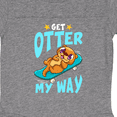 thumbnail image 3 of Inktastic Otter Cute Kids Skateboarding Boys or Girls Baby Bodysuit, 3 of 4