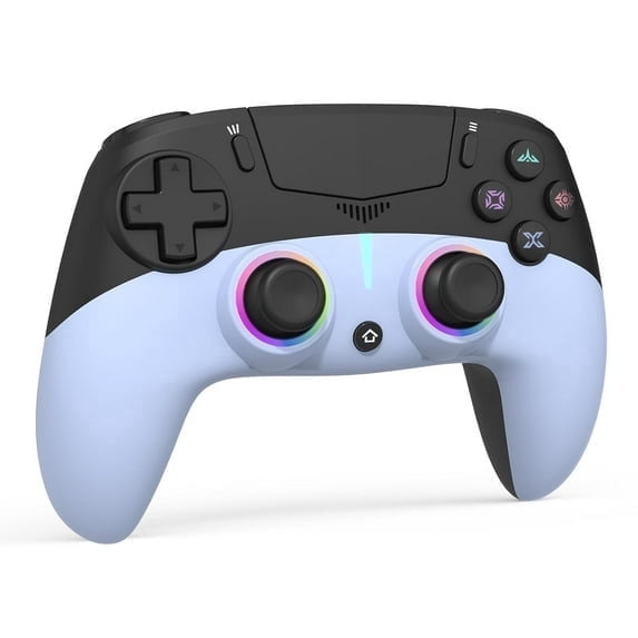 PICTEK Wireless Gamepad for PS4/PC/Android, Rechargeable, LED